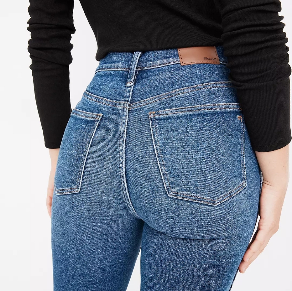 Madewell Curvy Stovepipe jeans